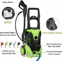 Electric Pressure Washer 3000PSI 150 Bar Water High Power Jet Wash Patio Car