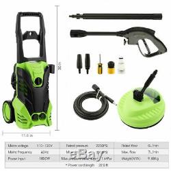 Electric Pressure Washer 3000PSI 1.7GPM Water High Power Jet Wash Patio Car DHL