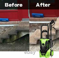 Electric Pressure Washer 3000PSI Water High Power IPX5 Jet Wash Patio Car Garden