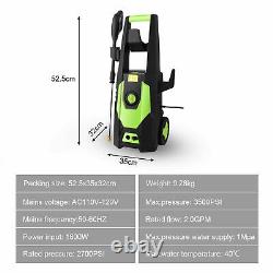 Electric Pressure Washer 3500PSI/150Bar High Power Jet Water Washer Patio Car UK
