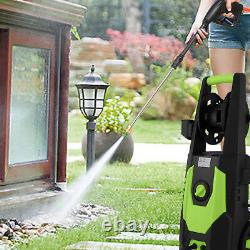 Electric Pressure Washer 3500PSI Water High Power Jet Wash Patio Car 1800W