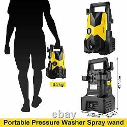 Electric Pressure Washer 3500PSI Water High Power Jet Wash Patio Car Clean 1700W
