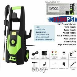 Electric Pressure Washer 3500PSI Water High Power Jet Wash Patio Car Cleaner UK