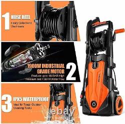 Electric Pressure Washer 3500PSI Water High Power Jet Wash Patio Car E 107