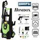 Electric Pressure Washer 3500psi Water High Power Jet Wash Patio Car Green