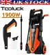 Electric Pressure Washer 3500 Psi/1900w High Power Tools Jet Washer Patio Car Uk