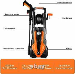 Electric Pressure Washer 3500 PSI/1900W Water High Power Jet Wash Patio Car E 62