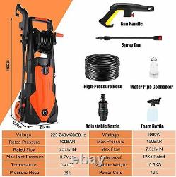 Electric Pressure Washer 3500 PSI Water High Power Jet Wash Patio Car 1900W NEW