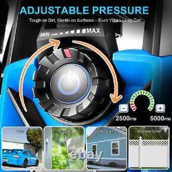 Electric Pressure Washer 5000 PSI 4.0 GPM Adjustable Pressure, Power Washers