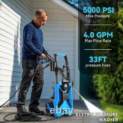 Electric Pressure Washer 5000 PSI 4.0 GPM Adjustable Pressure, Power Washers