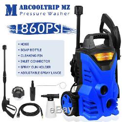 Electric Pressure Washer High Power Jet 1860 PSI/128 BAR Water Wash Patio Car