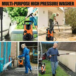 Electric Pressure Washer High Power Jet 2850 PSI/135 BAR Water Wash Patio Car UK