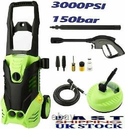 Electric Pressure Washer High Power Jet 3000 PSI/150BAR Water Wash Patio he95