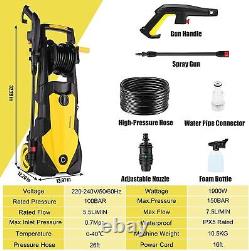 Electric Pressure Washer High Power Jet 3500PSI/150 BAR Water Wash Patio Car UK
