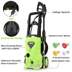 Electric Pressure Washer High Power Jet Wash Garden Car Patio 2600PSI 135BAR NEW