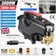 Electric Pressure Washer High Power Jet Water Wash Patio Car Cleaner Garden Uk