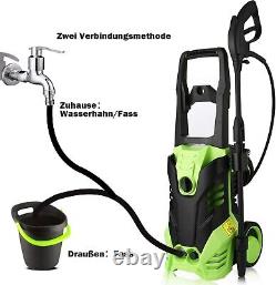 Electric Pressure Washer Jet Wash Patio High Power Cleaner 2000W 3000psi 150bar