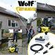 Electric Pressure Washer With Telescopic Lance 1500psi Water Power Jet Sprayer