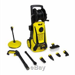 Electric Pressure Washer with Telesopic Lance 2400psi Water Jet High Power Wolf