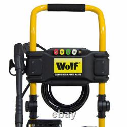 ExDemo Wolf 240 BAR 3500psi 7HP Heavy Duty Petrol Driven Pressure Power Washer