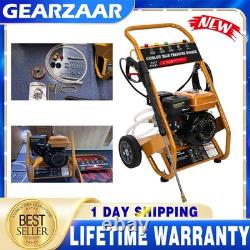 GEARZAAR 6.5HP Petrol Pressure Washer 3950 PSI High Power Jet Wash + 5 Nozzles