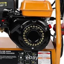 GEARZAAR 6.5HP Petrol Pressure Washer 3950 PSI High Power Jet Wash + 5 Nozzles