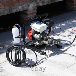 Garden High Pressure Washer Power 3HP Petrol Jet Wash Cleaner with Barrel & Hose