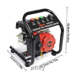 Garden High Pressure Washer Power 3HP Petrol Jet Wash Cleaner with Barrel & Hose