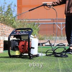 Garden High Pressure Washer Power 3HP Petrol Jet Wash Cleaner with Barrel & Hose