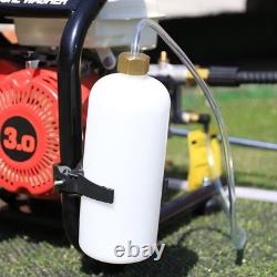 Garden High Pressure Washer Power 3HP Petrol Jet Wash Cleaner with Barrel & Hose