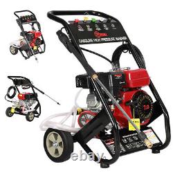 Garden Powerful Petrol Pressure Washer Jet Washer 2500PSI 7.0HP Car Wash Cleaner