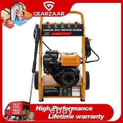 Gas Powered Washer For Cars Fences 3950 PSI 7HP 212CC 4-Stroke Petrol Jet Washer