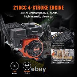 Gas Pressure Washer, 3600 PSI 2.6 GPM, Gas Powered Pressure Washer with Copper