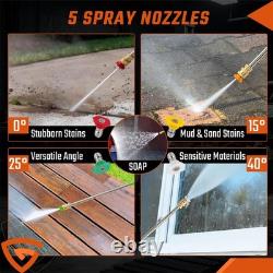 Gearzaar Petrol Pressure Washer Max 3950PSI 6.5HP High Power Jet Recoil Start