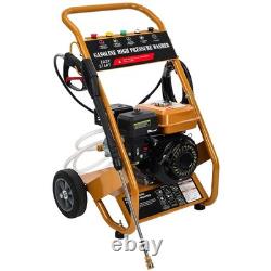 Gearzaar Petrol Pressure Washer Max 3950PSI 6.5HP High Power Jet Recoil Start
