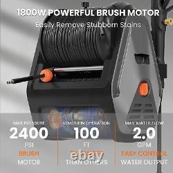 Giraffe Tools UK 2200 PSI Grandfalls Wall Mounted Power Washer, 150 BAR Pressure