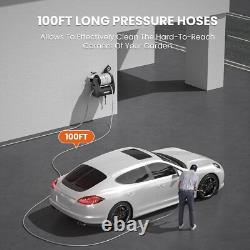 Giraffe Tools UK 2400 PSI Grandfalls Wall Mounted Power Washer, 2.0 GPM Electric
