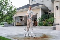 Giraffe Tools UK 2400 PSI Grandfalls Wall Mounted Power Washer, 2.0 GPM Electric
