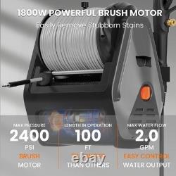 Giraffe Tools UK 2400 PSI Grandfalls Wall Mounted Power Washer, 2.0 GPM Electric