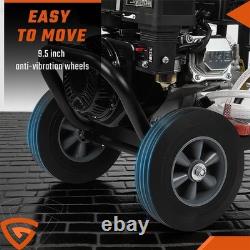 Heavy Duty 3500PSI Petrol Pressure Washer 240BAR 5 Nozzles Jet Washer High Power