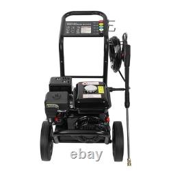 Heavy Duty 3500PSI Petrol Pressure Washer 240BAR 5 Nozzles Jet Washer High Power