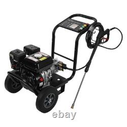 Heavy Duty 3500PSI Petrol Pressure Washer 240BAR 5 Nozzles Jet Washer High Power