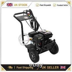 Heavy Duty Petrol Pressure Washer 7HP 3500 PSI 5 Nozzles Jet Wash High Power Jet