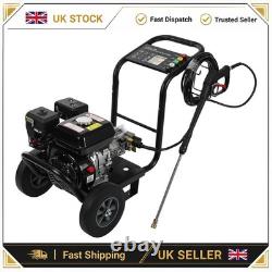 Heavy Duty Petrol Pressure Washer 7HP 3500 PSI 5 Nozzles Jet Wash High Power Jet