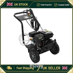 Heavy Duty Petrol Pressure Washer 7HP 3500 PSI 5 Nozzles Jet Wash High Power Jet