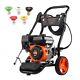 High Power Gas Pressure Washer 3950 Psi 10l/min 2.6 Gpm 5 Nozzle Set For Auto