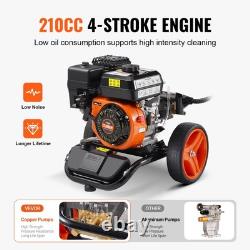 High Power Gas Pressure Washer 3950 PSI 10L/min 2.6 GPM 5 Nozzle Set for Cars