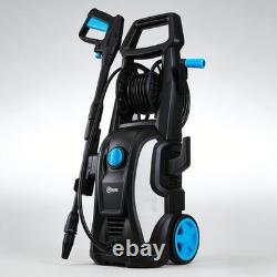 High Power Jet Washer Sprayer Patio Deck Wall Cleaner Hose Reel Trolley 1958PSI