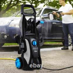 High Power Jet Washer Sprayer Patio Deck Wall Cleaner Hose Reel Trolley 1958PSI