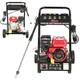 High Power Petrol Pressure Washer 2500psi 7hp Jet Cleaner Washing Garden Wheeled